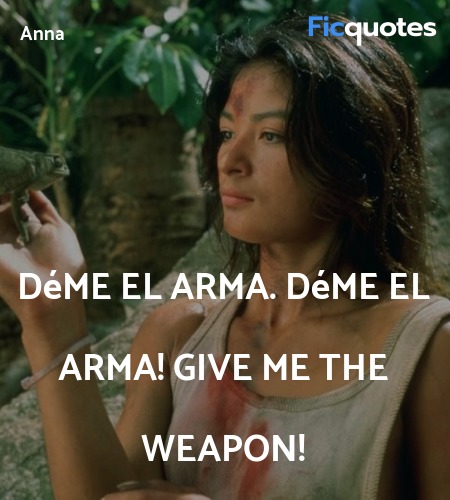 Déme el arma. Déme el arma! Give me the weapon! image