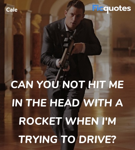 Can you not hit me in the head with a rocket when I'm trying to drive? image
