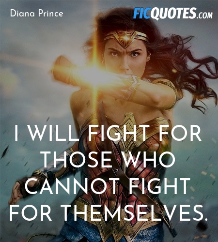 I will fight for those who cannot fight for themselves. image