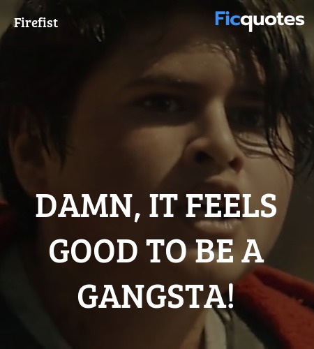 Damn, it feels good to be a gangsta! image