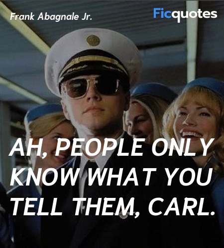 Ah, people only know what you tell them, Carl. image