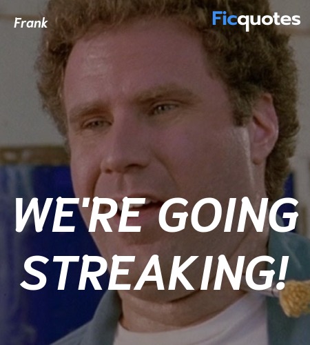 We're going streaking! image