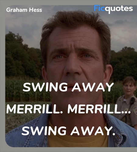  Swing away Merrill. Merrill... swing away. image