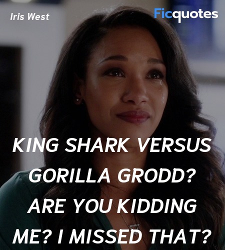 King Shark versus Gorilla Grodd? Are you kidding me? I missed that? image
