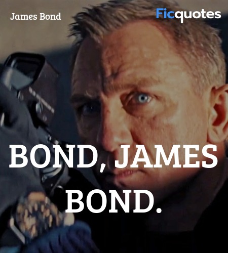 Bond, James Bond. image