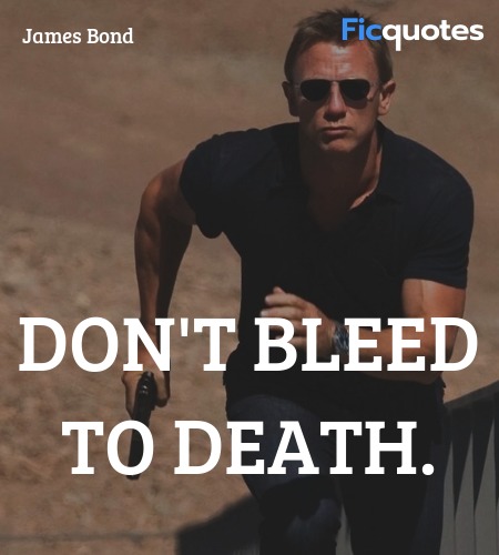  Don't bleed to death. image