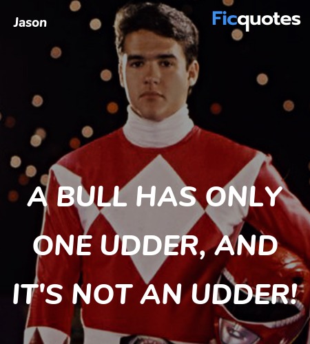A bull has only one udder, and it's NOT an udder! image
