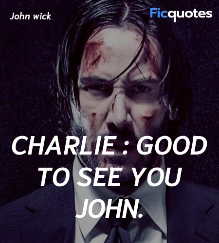 Charlie : Good to see you John. image