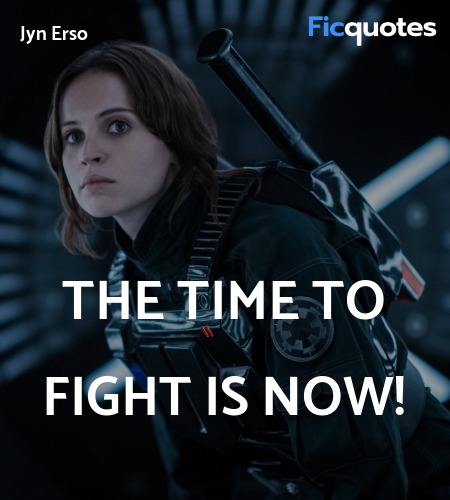 The time to fight is now! image