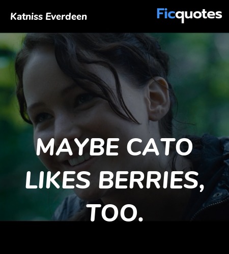 Maybe Cato likes berries, too. image