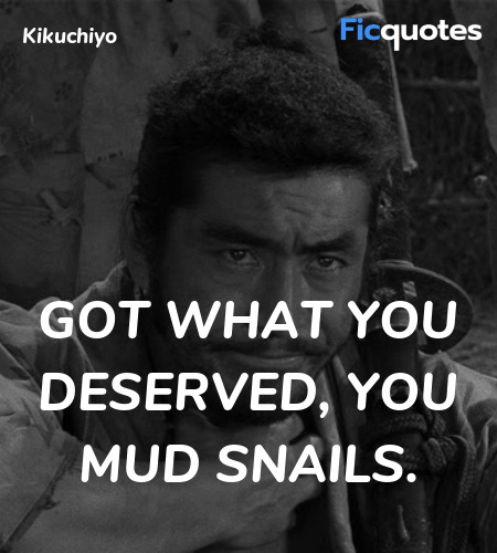 Got what you deserved, you mud snails. image