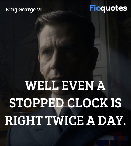 Well even a stopped clock is right twice a day. image