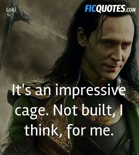 It's an impressive cage. Not built, I think, for me. image