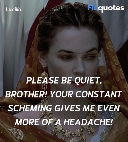 Please be quiet, brother! Your constant scheming gives me even more of a headache! image