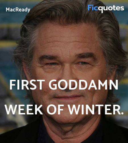 First goddamn week of winter. image