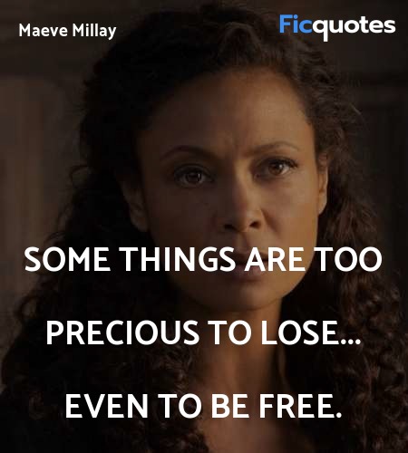 Some things are too precious to lose... even to be free. image