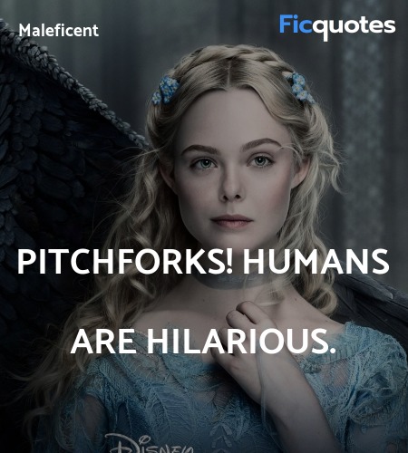  Pitchforks! Humans are hilarious. image