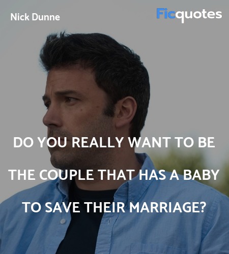 Do you really want to be the couple that has a baby to save their marriage? image