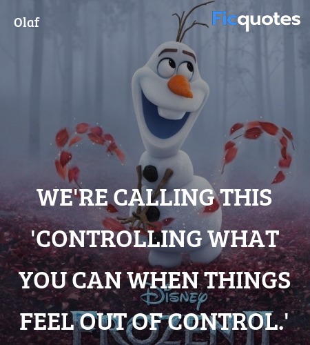 We're calling this 'controlling what you can when things feel out of control.' image