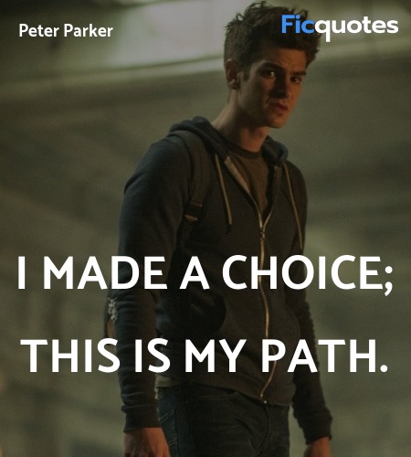 I made a choice; this is my path. image