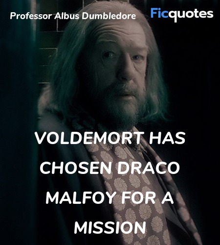 Voldemort has chosen Draco Malfoy for a mission image