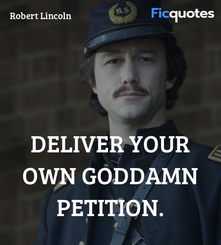 Deliver your own goddamn petition. image