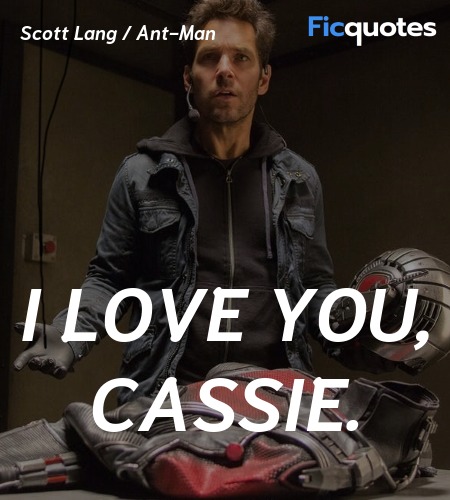  I love you, Cassie. image