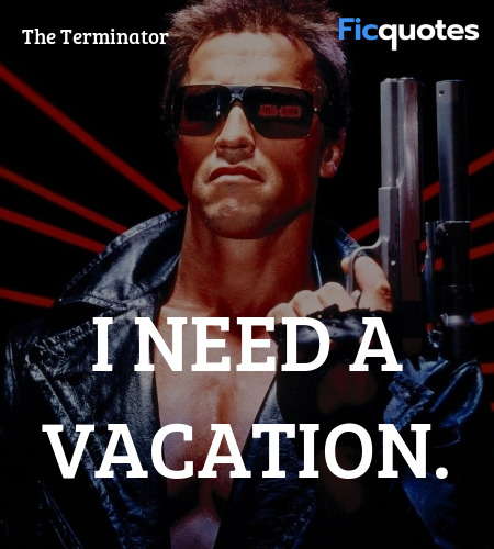 I need a vacation. image