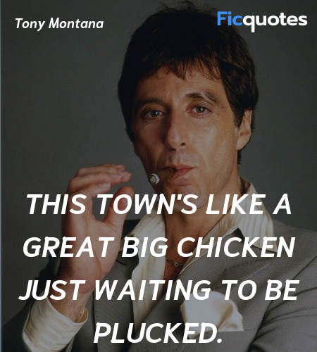  This town's like a great big chicken just waiting to be plucked. image