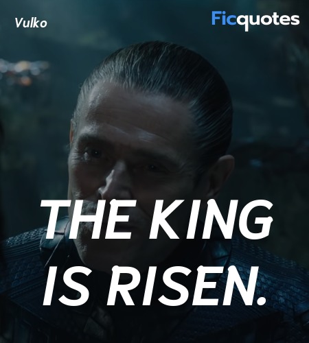 The king is risen. image
