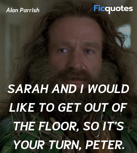 Sarah and I would like to get out of the floor, so it's your turn, Peter. image