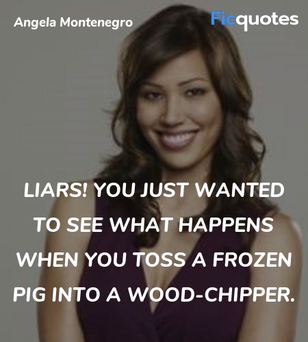 Liars! You just wanted to see what happens when you toss a frozen pig into a wood-chipper. image