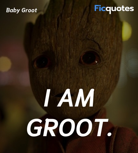 I am Groot. image