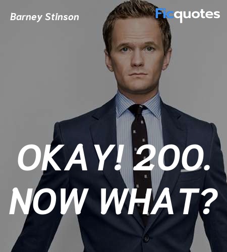 Okay! 200. Now what? image