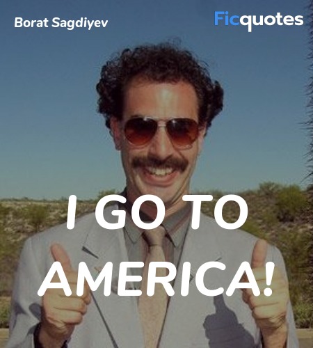 I go to America quote image