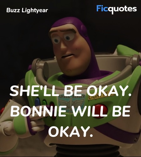  She'll be okay. Bonnie will be okay quote image