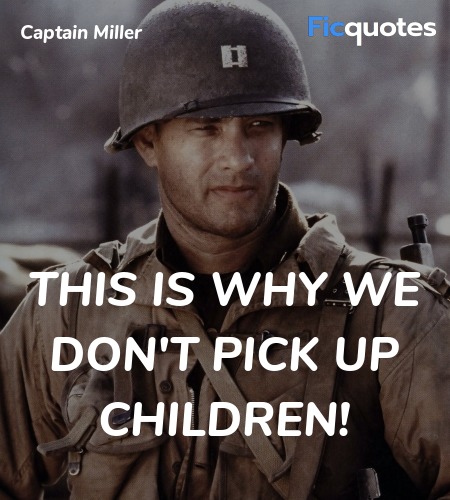  THIS is why we don't pick up children quote image