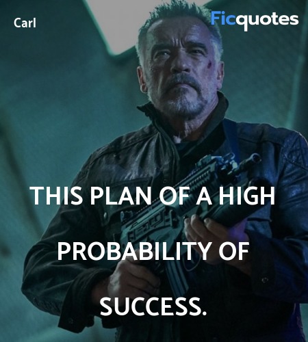This plan of a high probability of success quote image