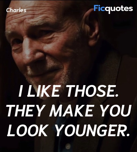 I like those. They make you look younger quote image