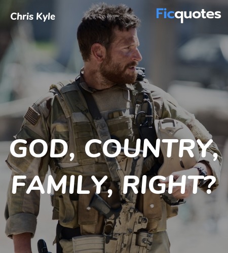  God, country, family, right quote image