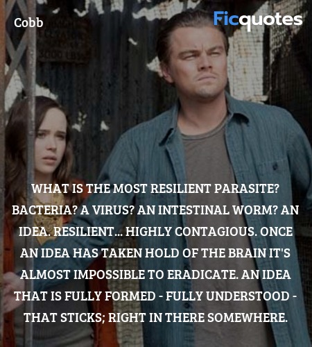 What is the most resilient parasite? Bacteria? A ... quote image