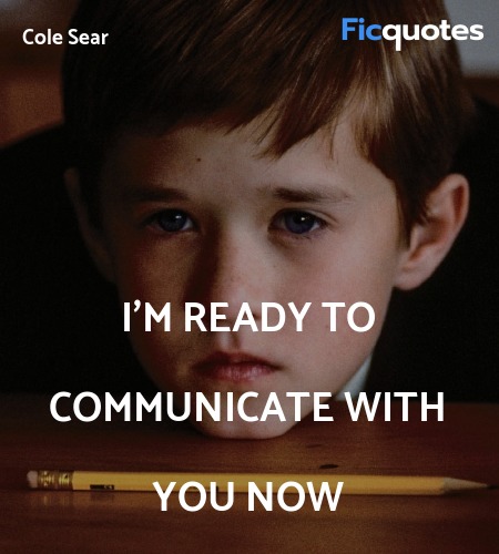 I'm ready to communicate with you now image
