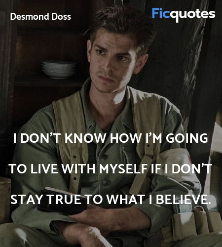  I don't know how I'm going to live with myself if... quote image