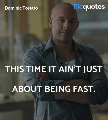 This time it ain't just about being fast. image