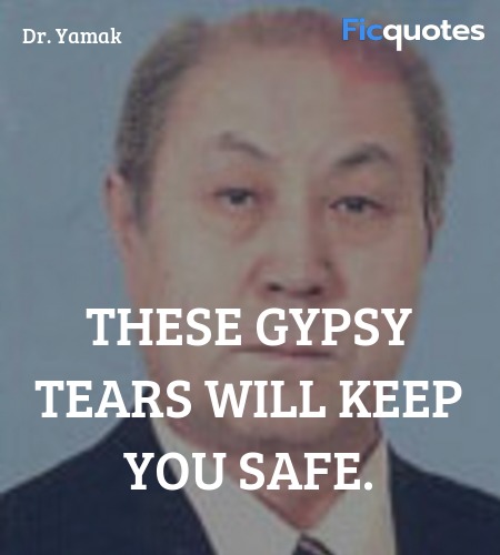 These gypsy tears will keep you safe. image