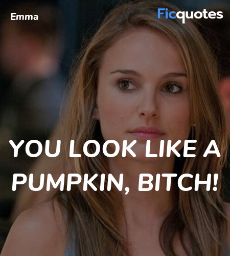  You look like a pumpkin, bitch quote image