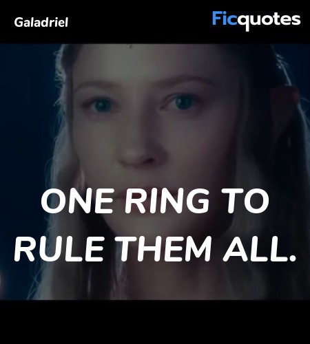 One Ring to rule them all. image