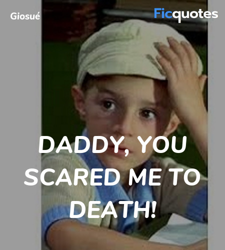 Daddy, you scared me to death! image