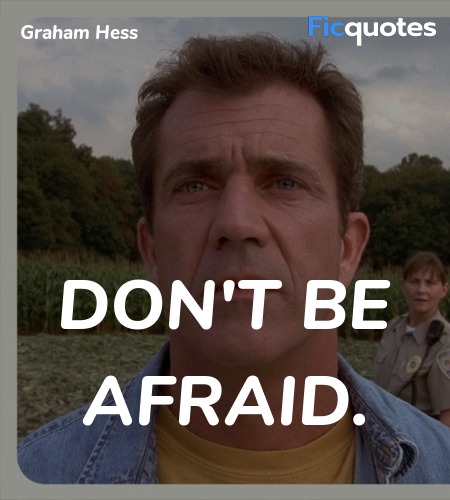  Don't be afraid quote image