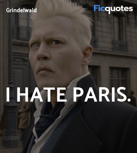 I hate Paris quote image